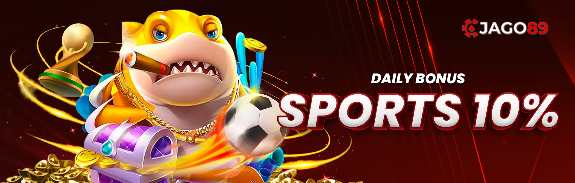 JAGO89 DAILY BONUS SPORTS 10%