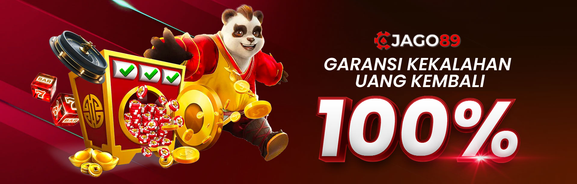 JAGO89 BONUS GARANSI KEKALAHAN 100%