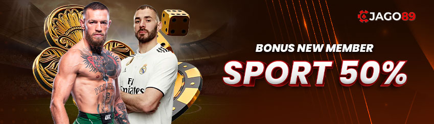 BONUS NEW MEMBER SPORTS 50%